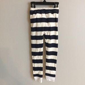 Peejamas long pajama pants navy white stripe 2T
